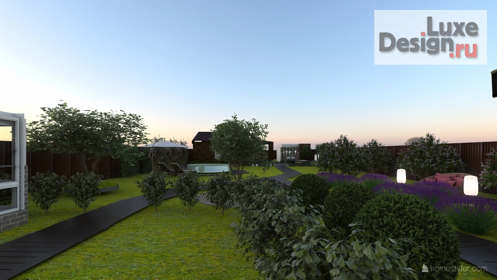 Ландшафтный дизайн "Ландшафтный дизайн участка загородного дома" (фото 9)