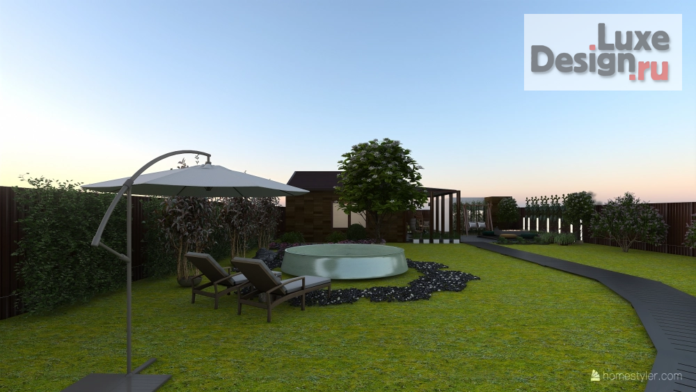 Ландшафтный дизайн "Ландшафтный дизайн участка загородного дома" (фото 7)