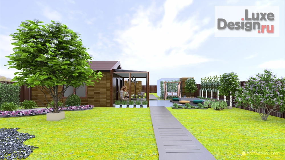 Ландшафтный дизайн "Ландшафтный дизайн участка загородного дома" (фото 5)