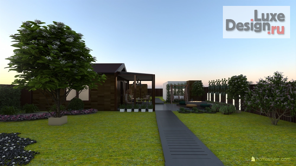 Ландшафтный дизайн "Ландшафтный дизайн участка загородного дома" (фото 4)