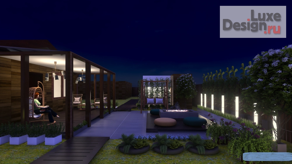 Ландшафтный дизайн "Ландшафтный дизайн участка загородного дома" (фото 3)