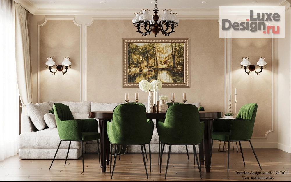 Дизайн интерьера пентхауса "Дизайн проект дома в Благодатово" (фото 3)