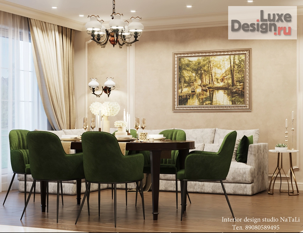 Дизайн интерьера пентхауса "Дизайн проект дома в Благодатово" (фото 5)