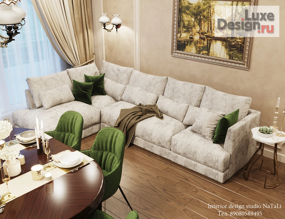 Дизайн интерьера пентхауса "Дизайн проект дома в Благодатово" (фото 8)