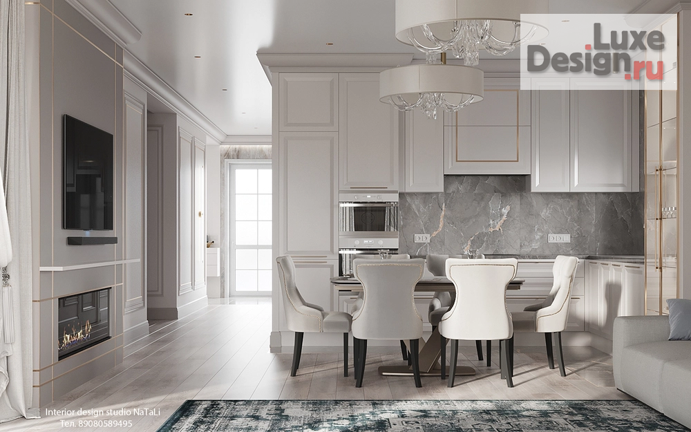 Дизайн интерьера частного дома "Дизайн интерьера дома в Вавиловце" (фото 2)