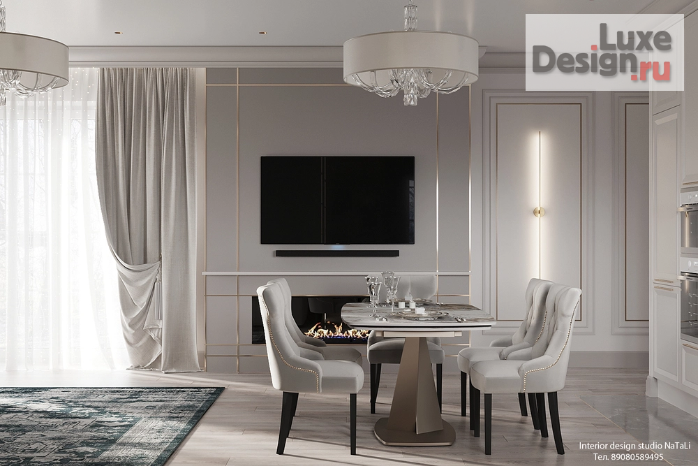 Дизайн интерьера частного дома "Дизайн интерьера дома в Вавиловце" (фото 1)