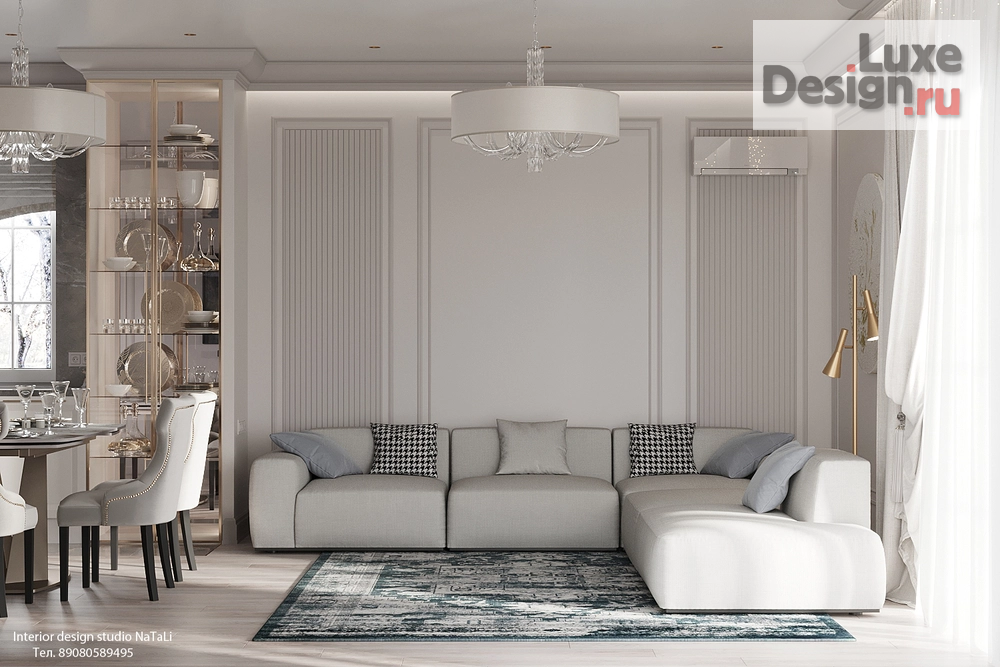 Дизайн интерьера частного дома "Дизайн интерьера дома в Вавиловце" (фото 3)