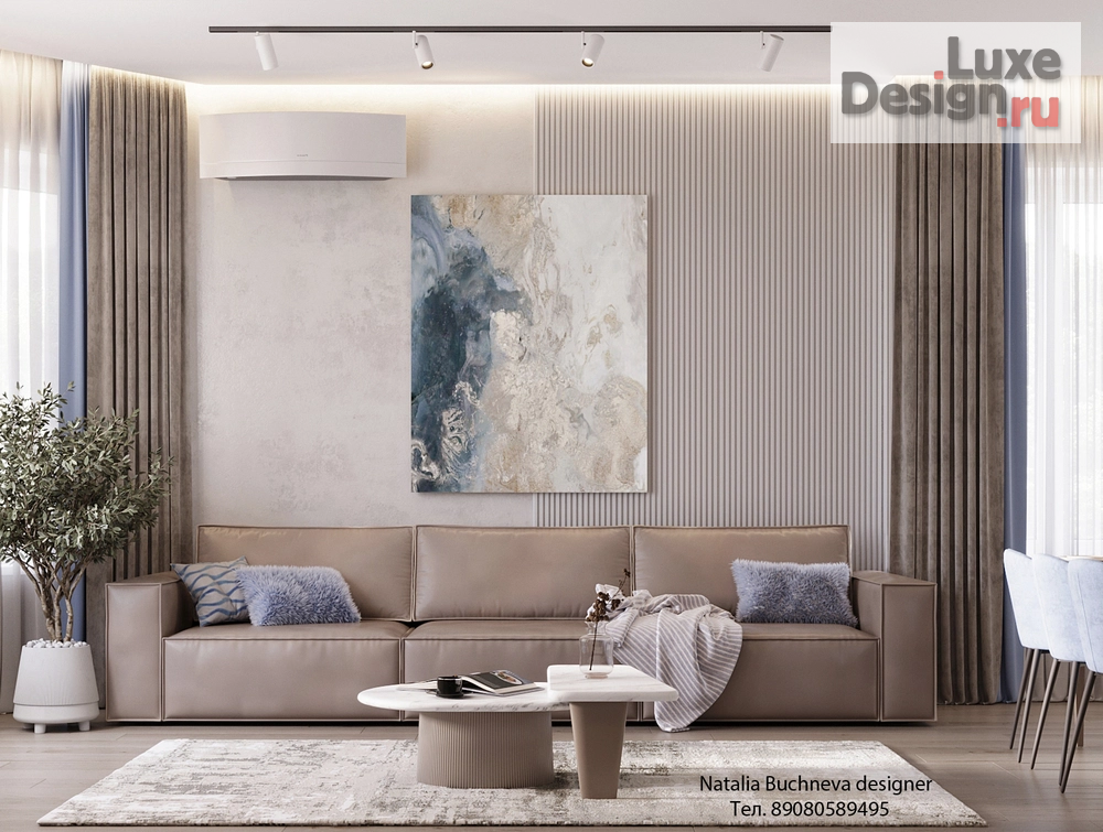 Дизайн интерьера загородного дома "Дизайн проект дома в "Белых росах"" (фото 2)