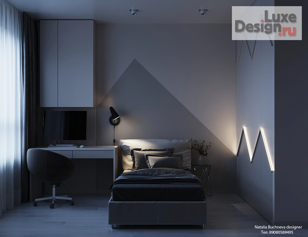 Дизайн интерьера квартиры "Комната для девочки" (фото 4)