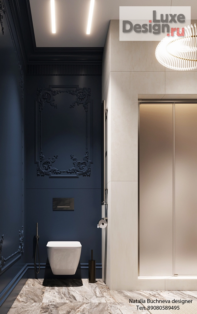 Дизайн интерьера квартиры студии "Квартира в стиле Неоклассики" (фото 8)