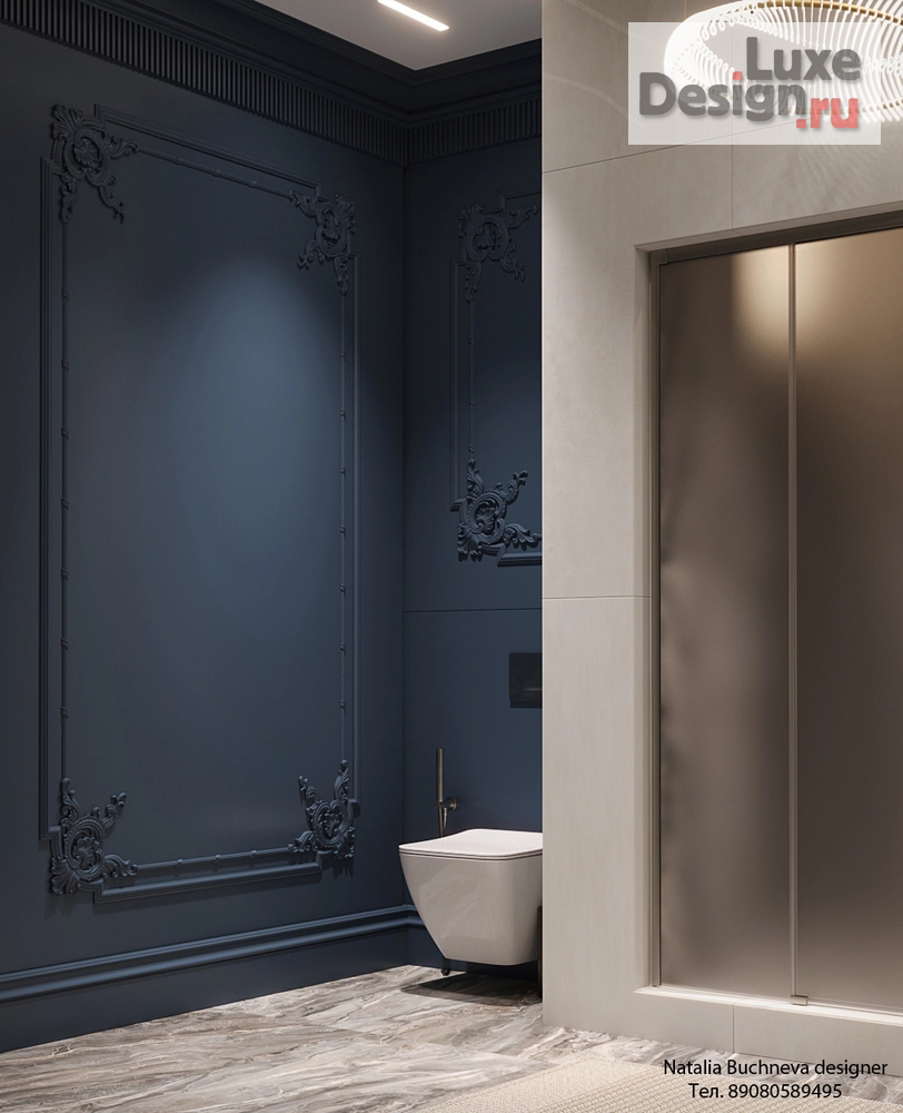 Дизайн интерьера квартиры студии "Квартира в стиле Неоклассики" (фото 9)