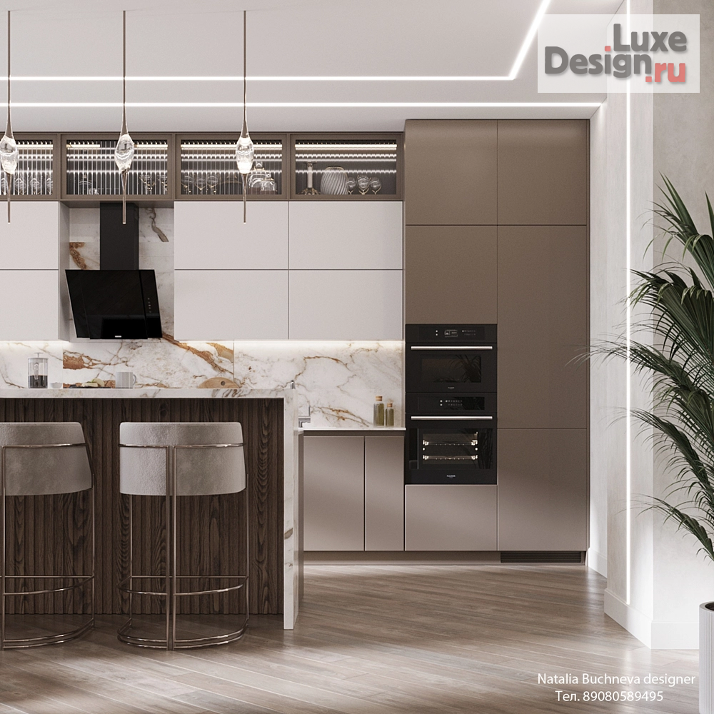 Дизайн интерьера квартиры студии "Дизайн квартиры 200 кв.м." (фото 3)