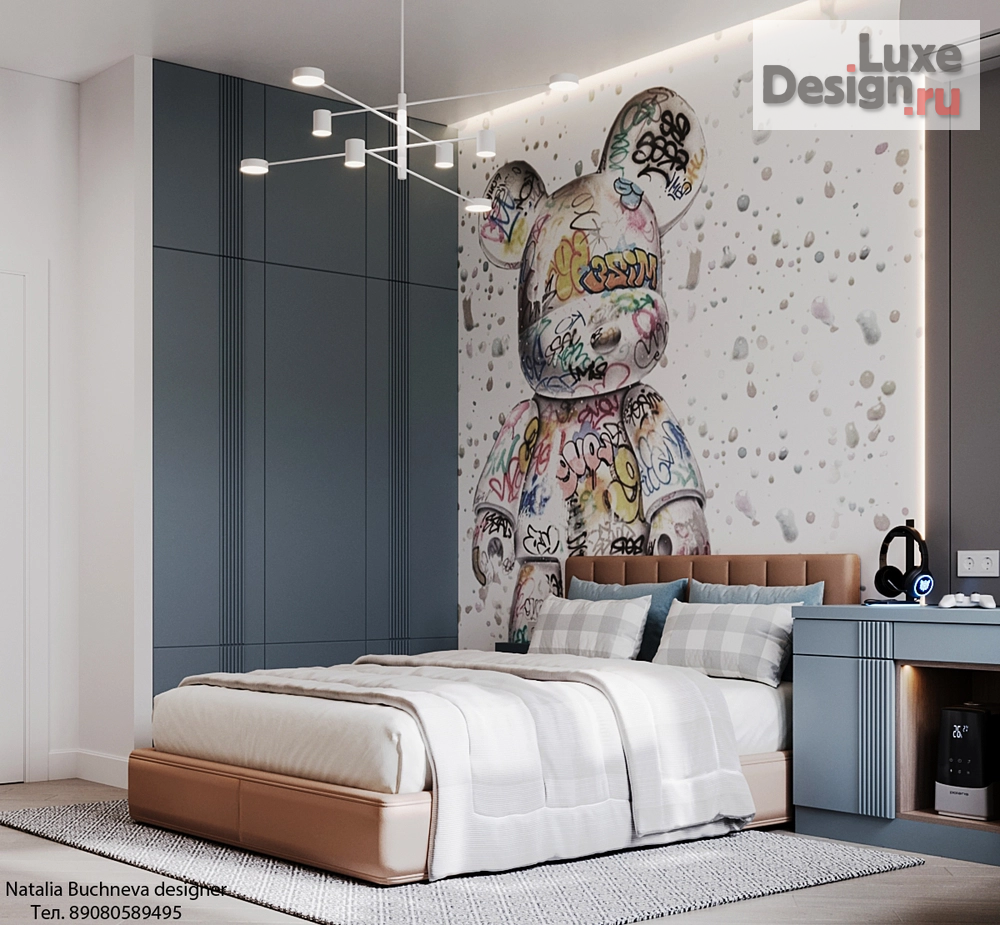 Дизайн интерьера квартиры студии "Детская комната для мальчика" (фото 3)