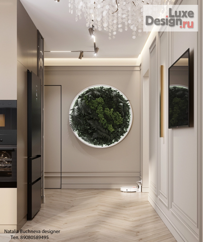 Дизайн интерьера двухкомнатной квартиры "Квартира в ЖК Лесопарковый" (фото 4)