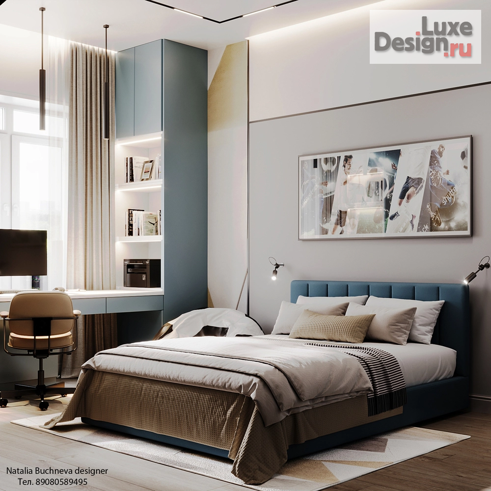 Дизайн интерьера детской "Детская комната, Квартира в НИКС Сити на Университетской Набережной" (фото 1)