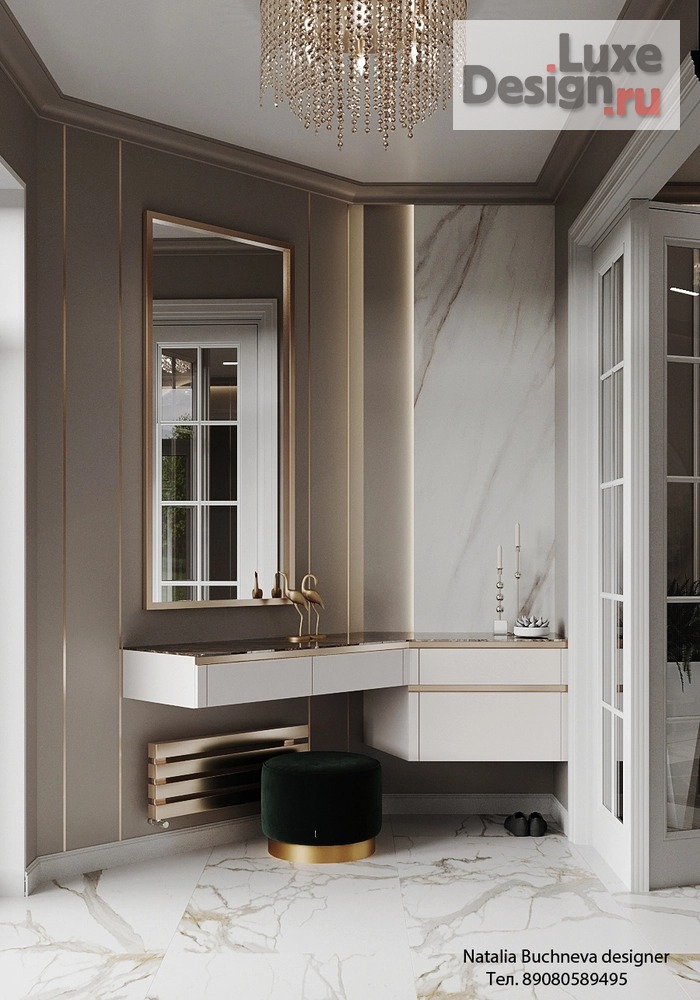 Дизайн интерьера прихожей "Прихожая в классическом стиле" (фото 1)