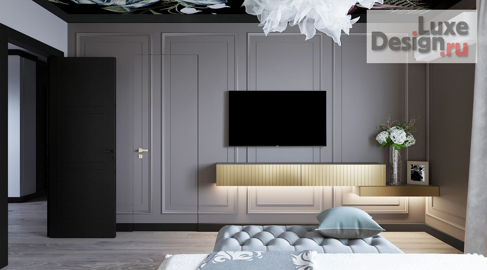 Дизайн интерьера спальни "Согласованный вариант спальной комнаты." (фото 6)