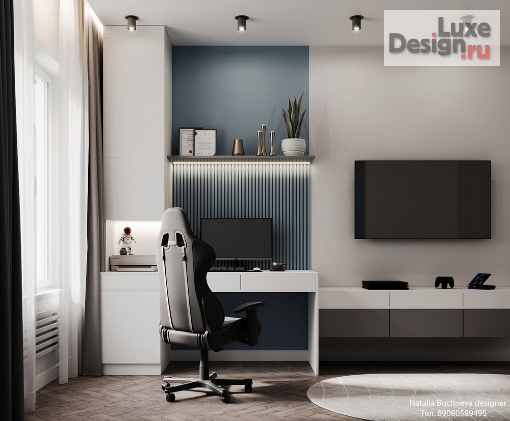 Дизайн интерьера квартиры "Дизайн интерьера комнаты для мальчика" (фото 2)