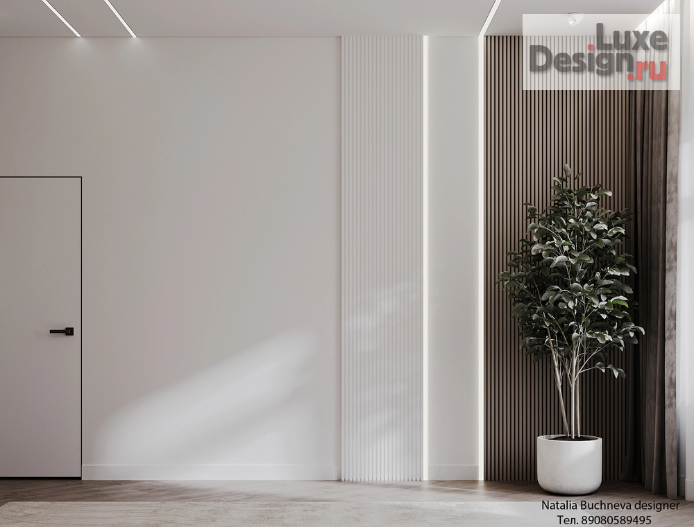 Дизайн интерьера спальни "Жк Видный. Спальная комната" (фото 4)