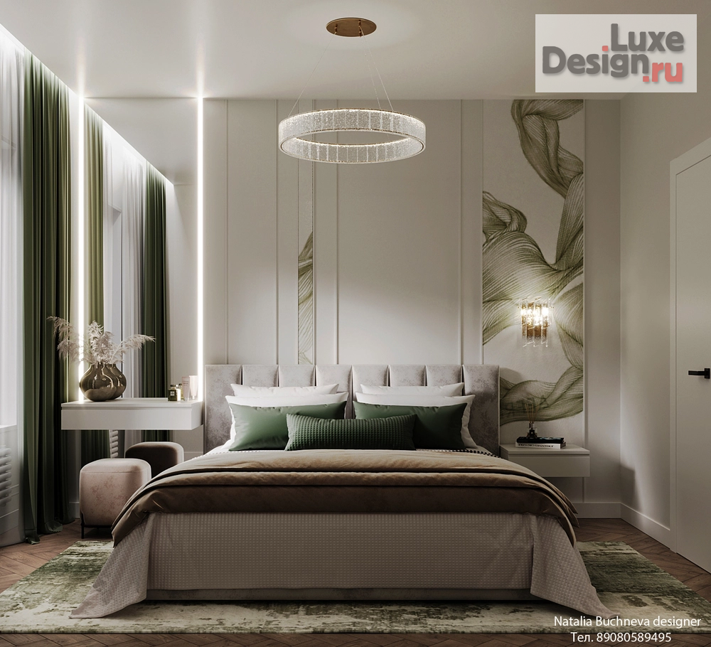 Дизайн интерьера спальни "Спальная комната" (фото 1)