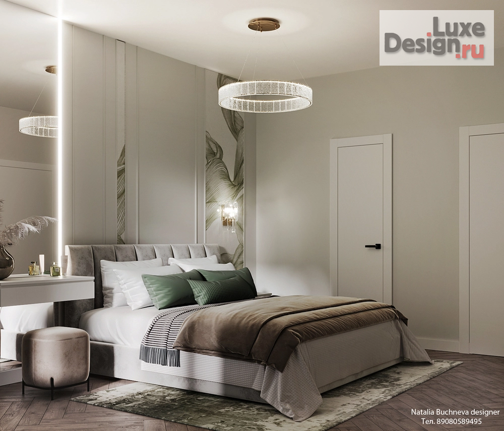 Дизайн интерьера спальни "Спальная комната" (фото 3)