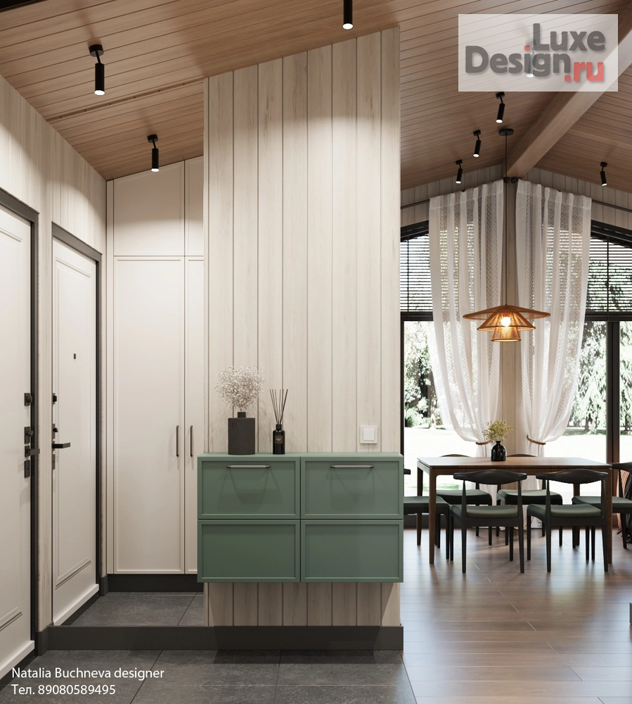 Дизайн интерьера загородного дома "Дизайн проект дома, в стиле Барн Хаус" (фото 2)