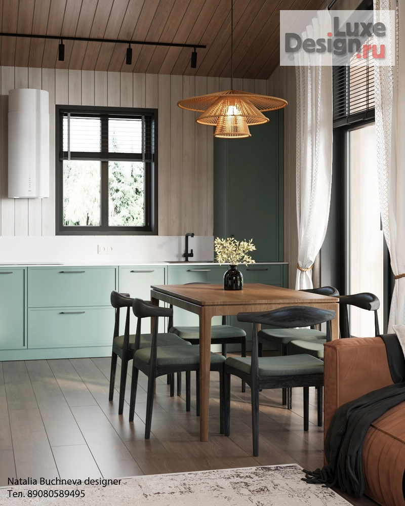 Дизайн интерьера загородного дома "Дизайн проект дома, в стиле Барн Хаус" (фото 6)