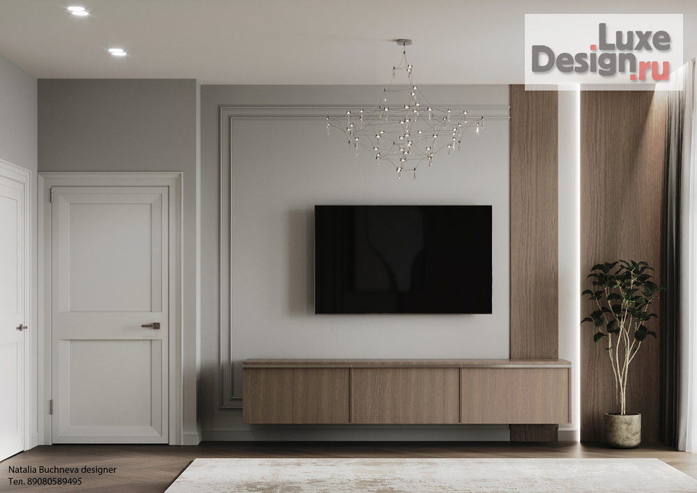 Дизайн интерьера квартиры "Спальная комната в природных оттенках" (фото 2)