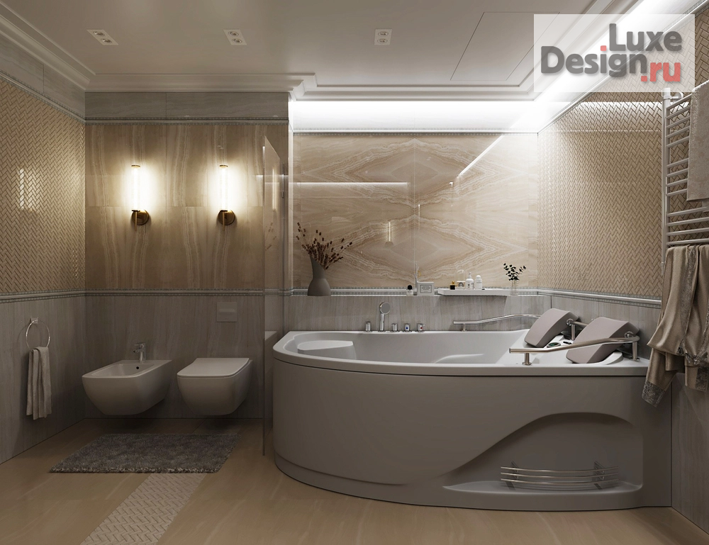 Дизайн интерьера квартиры "Ванная комната в классическом стиле" (фото 4)