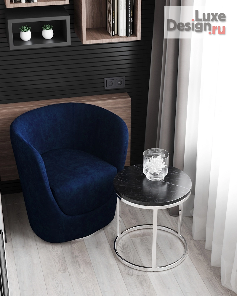 Дизайн интерьера трехкомнатной квартиры "Дизайн лоджии" (фото 5)