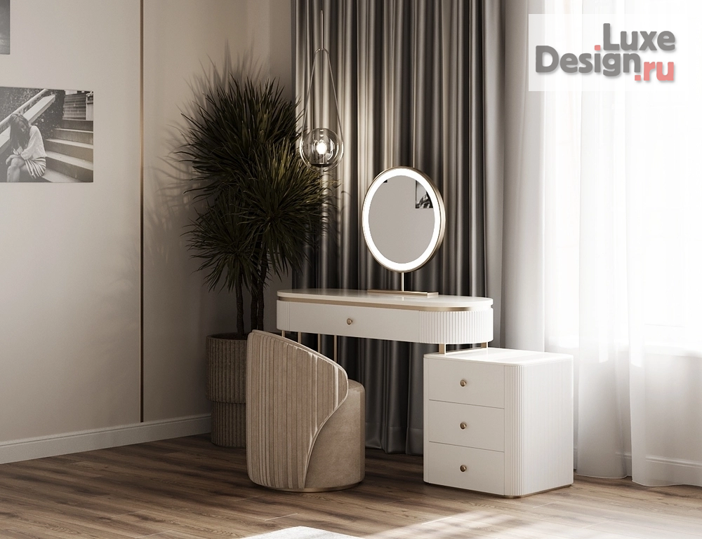 Дизайн интерьера частного дома "Спальная комната. Дизайн проект дома в поселке "Лесной остров"" (фото 4)