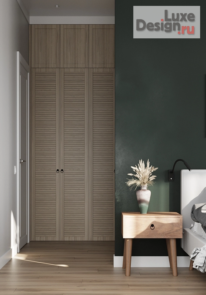 Дизайн интерьера четырехкомнатной квартиры "Спальная комната в Скандинавском стиле" (фото 3)