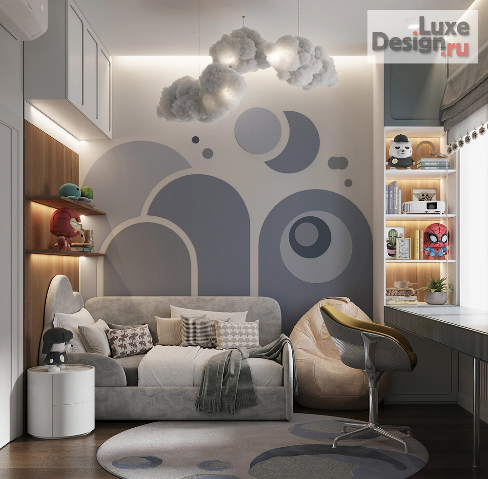 Дизайн интерьера детской "Комната для малыша" (фото 1)