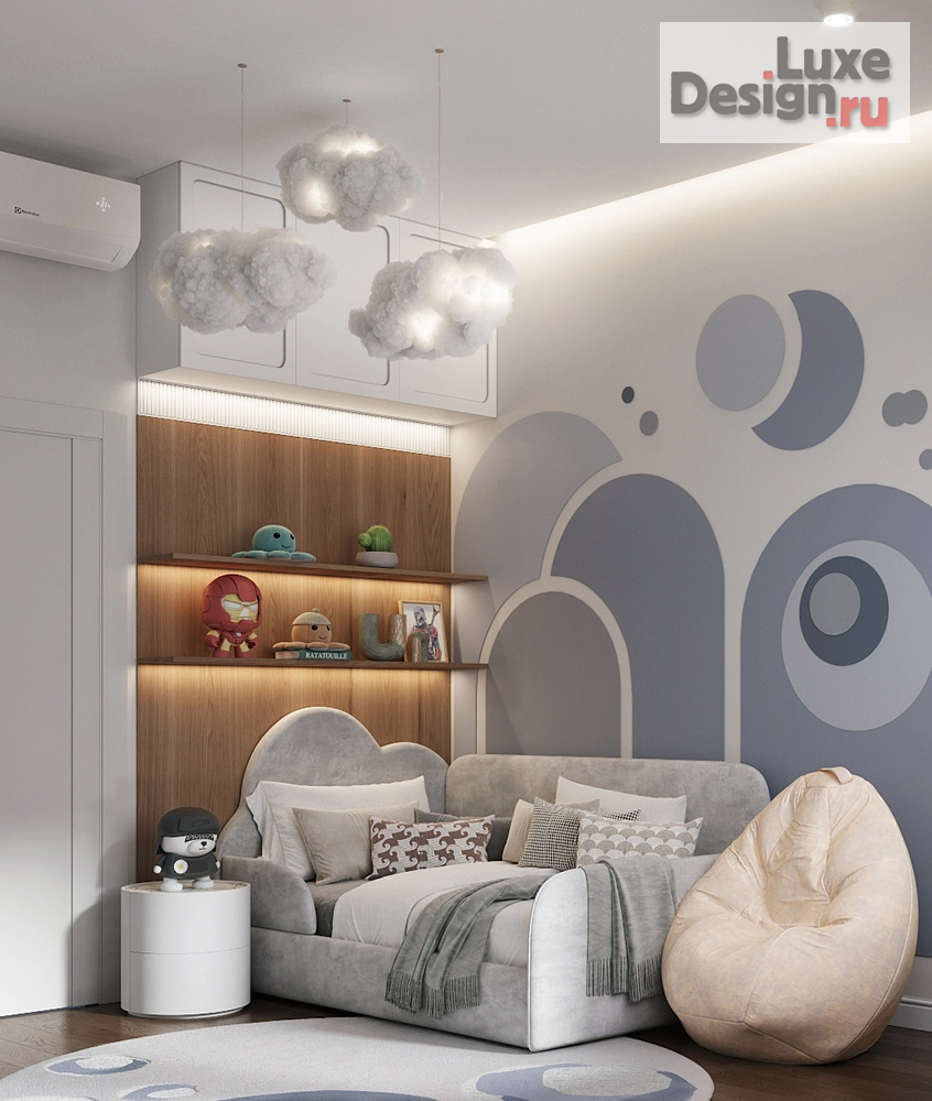 Дизайн интерьера детской "Комната для малыша" (фото 2)