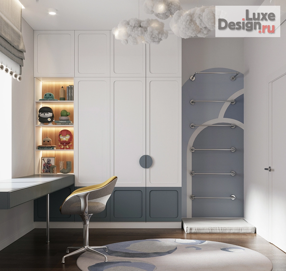 Дизайн интерьера детской "Комната для малыша" (фото 4)