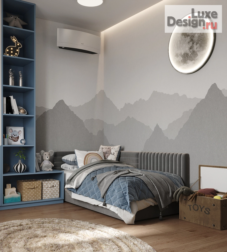 Дизайн интерьера загородного дома "Дизайн проект детской комнаты" (фото 1)
