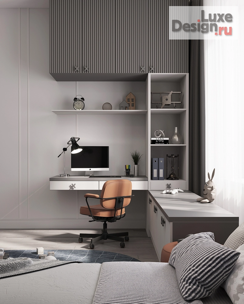 Дизайн интерьера загородного дома "Детская комната для мальчика" (фото 1)