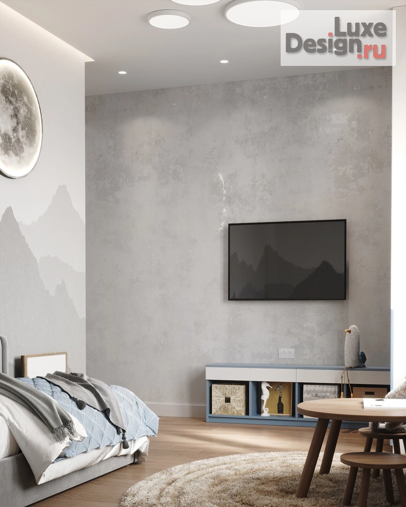 Дизайн интерьера загородного дома "Дизайн проект детской комнаты" (фото 4)