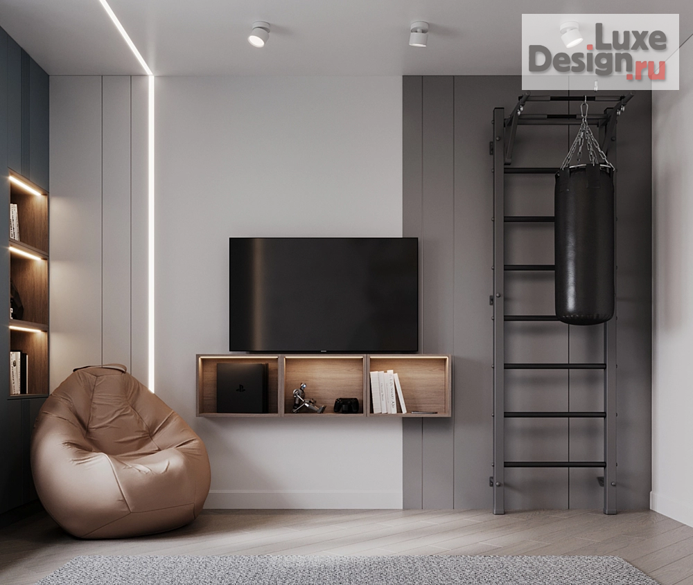 Дизайн интерьера квартиры студии "Дизайн проект комнаты для мальчика - первоклассника" (фото 5)