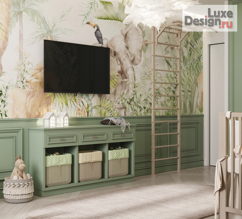 Дизайн интерьера трехкомнатной квартиры "Дизайн интерьера детской комнаты" (фото 5)