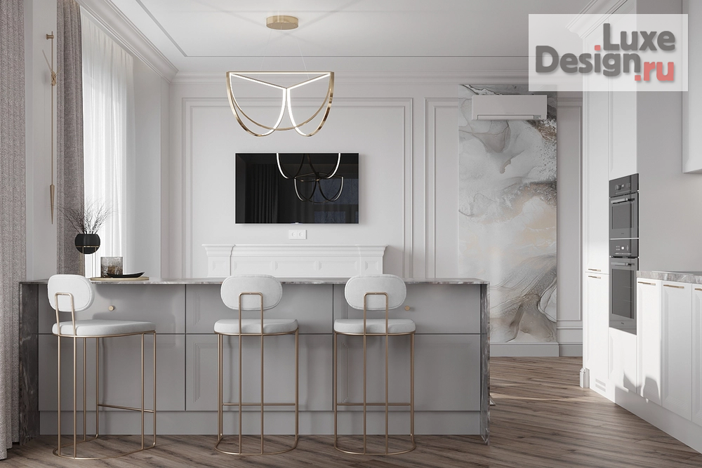 Дизайн интерьера квартиры студии "Квартира в ЖК Ньютон" (фото 3)