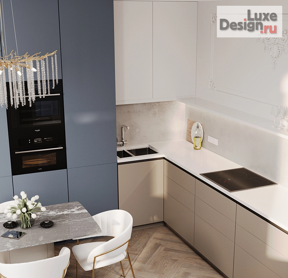 Дизайн интерьера квартиры студии "Дизайн проект квартиры в г Челябинск" (фото 7)