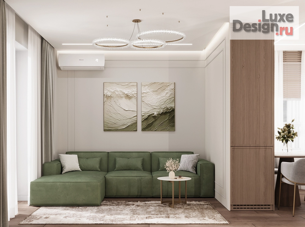 Дизайн интерьера квартиры студии "Дизайн интерьера маленькой квартиры студии" (фото 1)