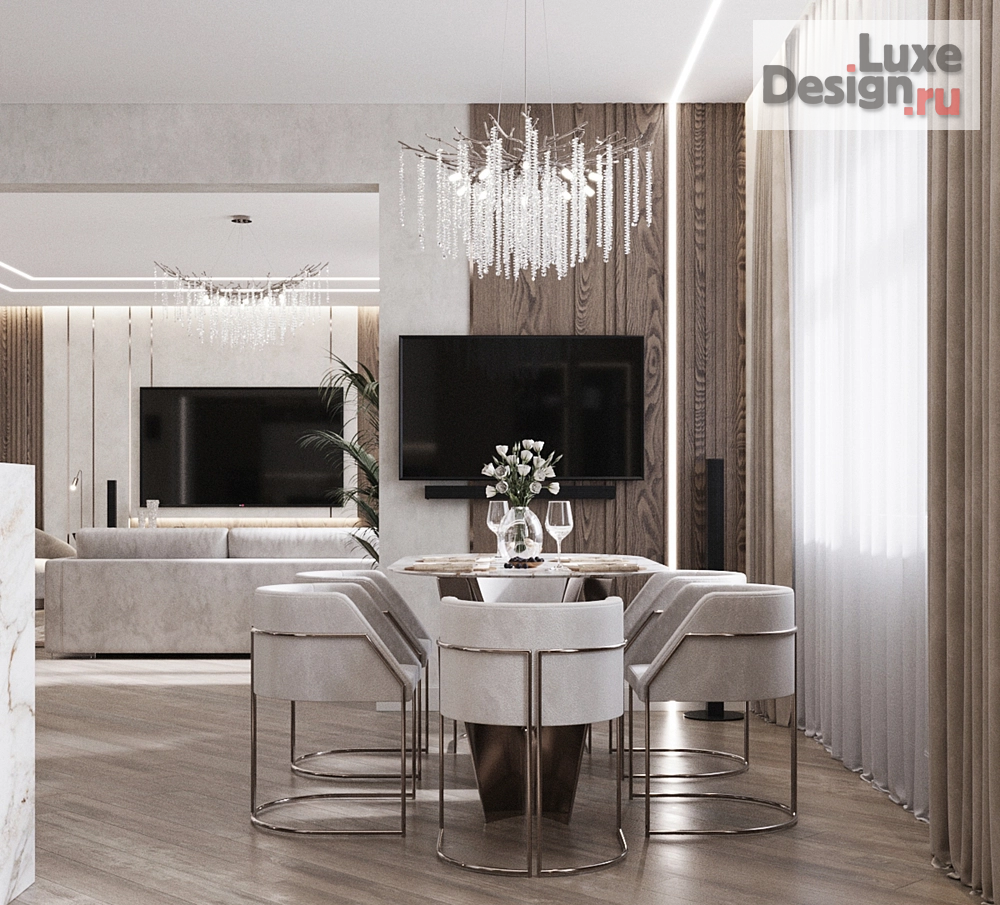 Дизайн интерьера квартиры студии "Дизайн квартиры в современном стиле" (фото 3)