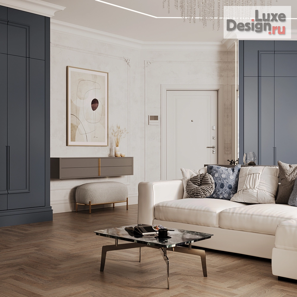 Дизайн интерьера квартиры студии "Дизайн проект квартиры в г Челябинск" (фото 4)