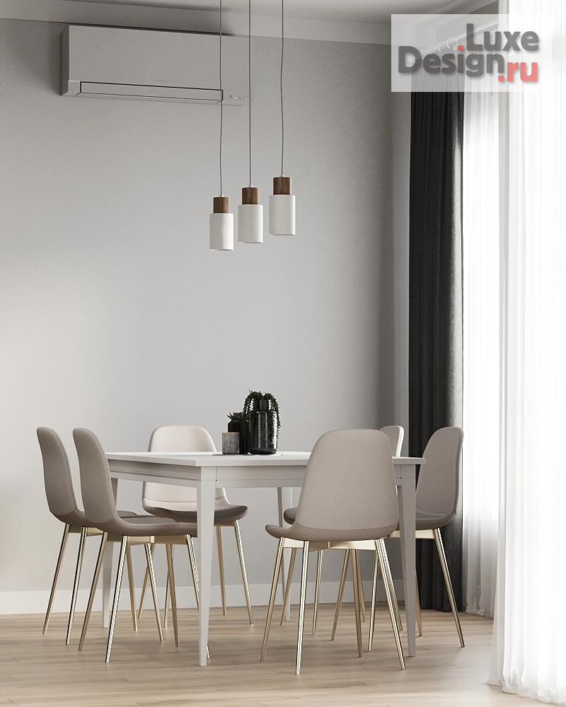 Дизайн интерьера квартиры "Квартира в Скандинавском стиле в ЖК "Лесопарковый"" (фото 2)