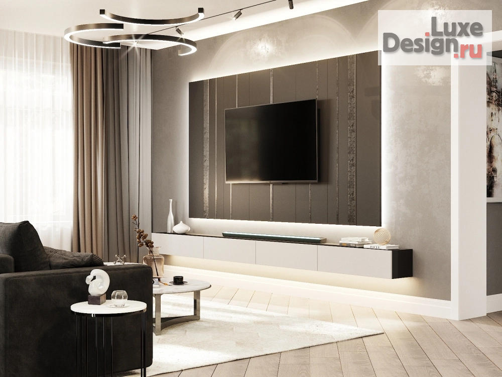 Дизайн интерьера частного дома "Дизайн интерьера дома в Лесном острове" (фото 2)