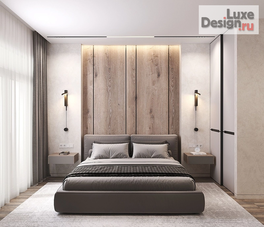Дизайн интерьера квартиры студии "Дизайн интерьера спальной комнаты" (фото 1) от дизайнера Бучнева Наталья Михайловна Дизайн интерьера квартиры студии "Дизайн интерьера спальной комнаты" (фото 1)