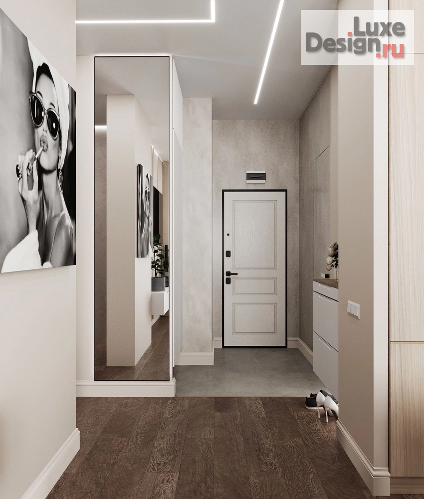 Дизайн интерьера квартиры "Дизайн интерьера квартиры в ЖК Видный" (фото 6)