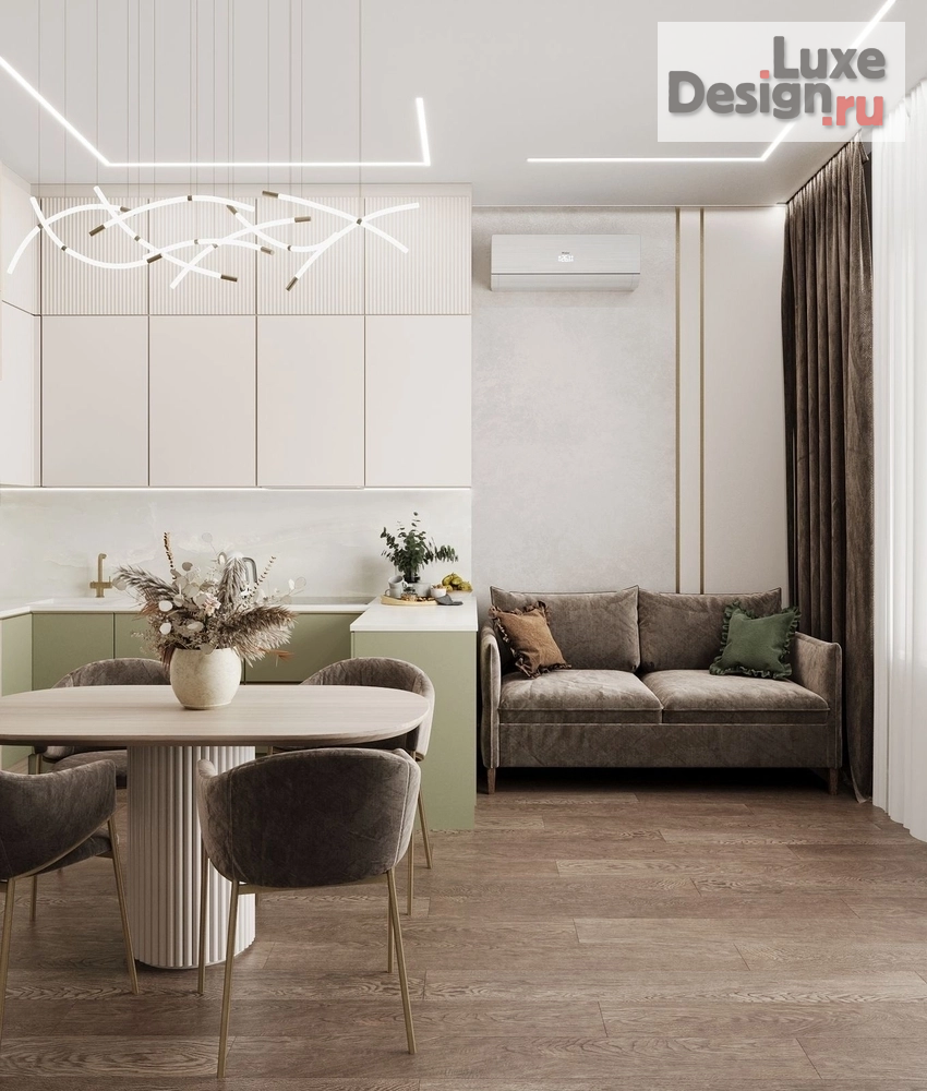 Дизайн интерьера квартиры "Дизайн интерьера квартиры в ЖК Видный" (фото 4)